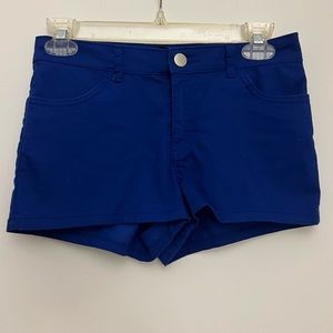 Royal Blue Women’s Juniors Shorts. Size Four/4. Brand: H&M